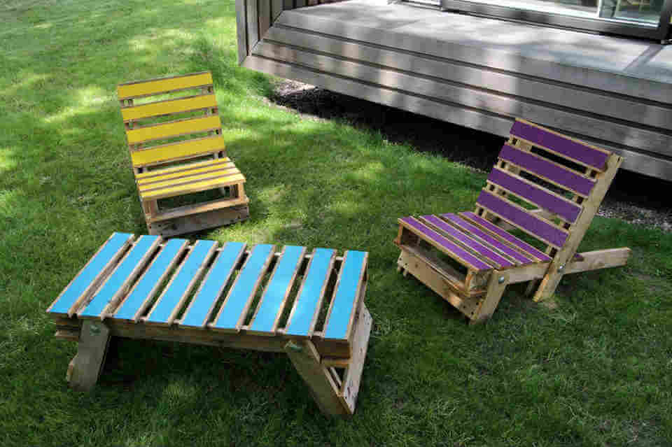 Pallet Chair Table Pallet Furniture