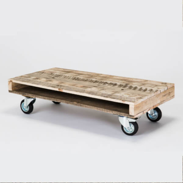 'On Wheels' Coffee Table