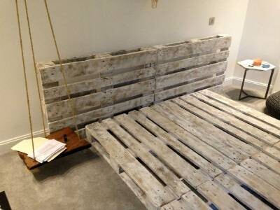 pallet bed frame