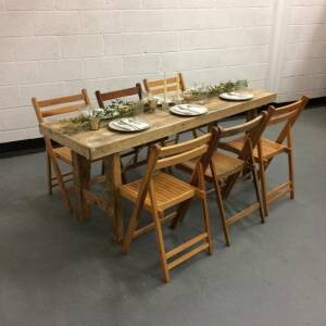 trestle table hire