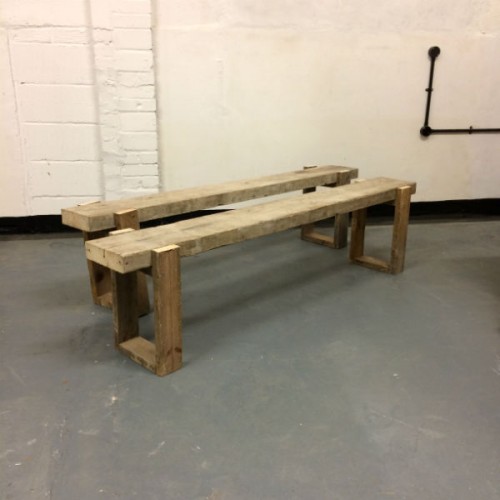 wooden bench hire